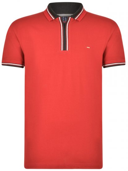 Kam Jeans 5409 Polo Burgundy - Pikétröjor - Stora pikétröjor - 2XL-8XL