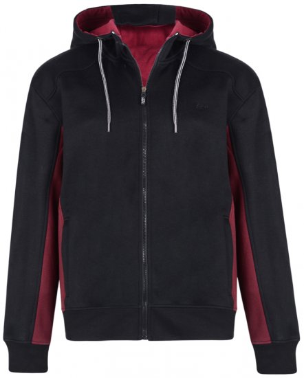 Kam Jeans 7001 Hoodie Black - Tröjor & hoodies - Stora hoodies & tröjor - 2XL-14XL