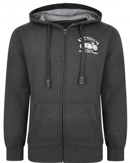 Kam Jeans 7043 Full Throttle Hoodie - Tröjor & hoodies - Stora hoodies & tröjor - 2XL-14XL
