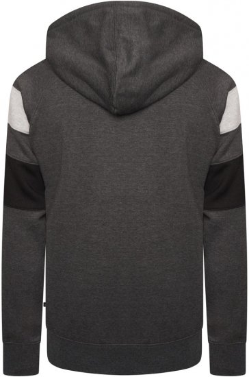 Kam Jeans 7068 Cut & Sew Over Head Hoody Charcoal - Tröjor & hoodies - Stora hoodies & tröjor - 2XL-14XL