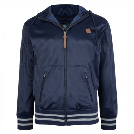 Kam Jeans 799 Tricot Hoody Navy - Tröjor & hoodies - Stora hoodies & tröjor - 2XL-14XL