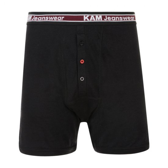 Kam Jeans Boxershorts Svart, Grå, Mörkblå 3-Pack - Underkläder & badkläder - Stora underkläder för män