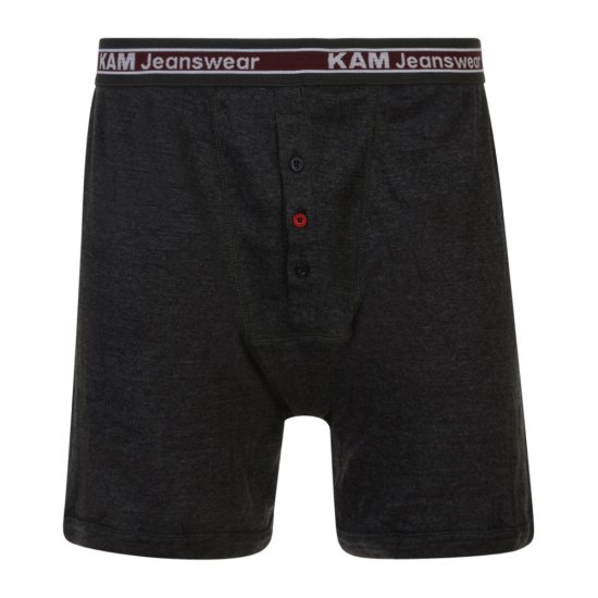 Kam Jeans Boxershorts Svart, Grå, Mörkblå 3-Pack - Underkläder & badkläder - Stora underkläder för män