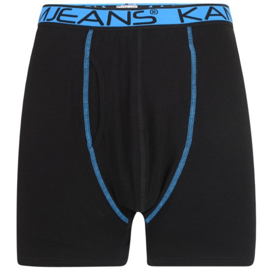 Kam Jeans Boxershorts Svart och Mörkblå 2-Pack - Underkläder & badkläder - Stora underkläder för män