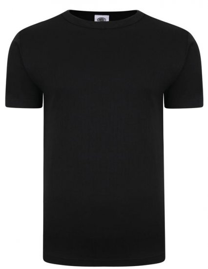 Kam Jeans 831 Thermal T-Shirt Black - Underkläder & badkläder - Stora underkläder för män