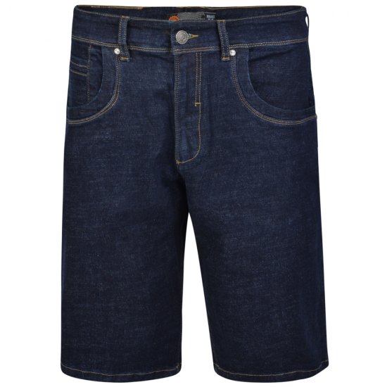 Kam Jeans Benjamin Shorts Indigo - Shorts - Stora shorts W40-W60