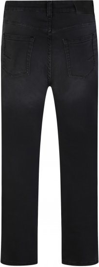 Kam Jeans Nunez Knitted Denim Stretch Fashion Jeans Charcoal - Jeans & byxor - Stora Jeans och Stora Byxor