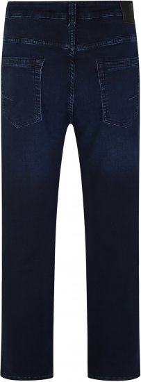 Kam Jeans Nunez Knitted Denim Stretch Fashion Jeans Dark Blue - Jeans & byxor - Stora Jeans och Stora Byxor