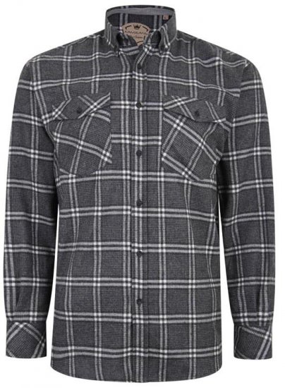 Kam Jeans P682 Flannel Shirt - Skjortor - Stora skjortor - 2XL-8XL