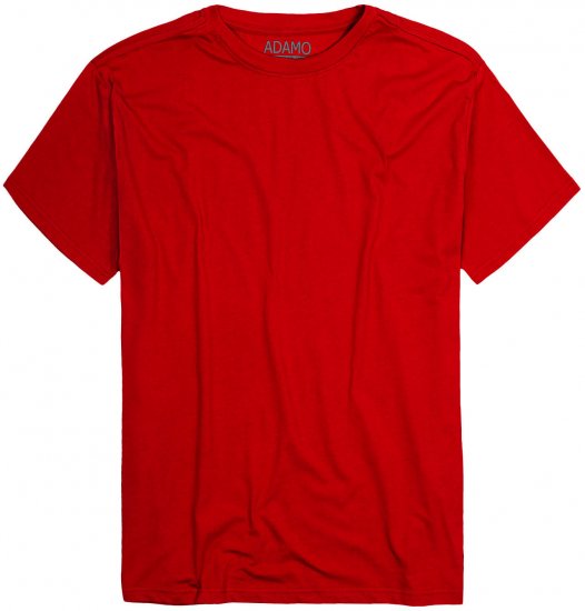Adamo Kevin Regular fit T-shirt Red - T-shirts - Stora T-shirts - 2XL-14XL
