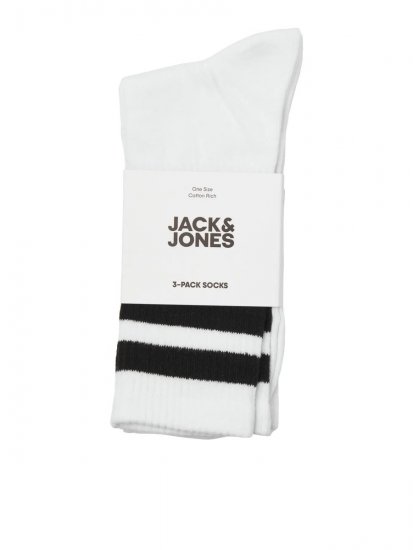Jack & Jones Travis Tennisstrumpor Vit 3-pack - Underkläder & badkläder - Stora underkläder för män