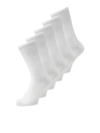 Jack & Jones Basic Tennisstrumpor Vit 5-pack - Underkläder & badkläder - Stora underkläder för män