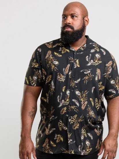 D555 Randal Shirt Black - Skjortor - Stora skjortor - 2XL-8XL