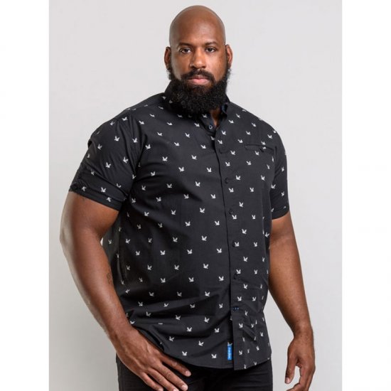 D555 Marley Shirt Black - Skjortor - Stora skjortor - 2XL-8XL