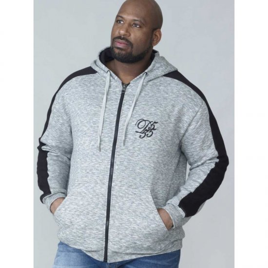 D555 Ronnie Full zip Hoodie - Tröjor & hoodies - Stora hoodies & tröjor - 2XL-14XL