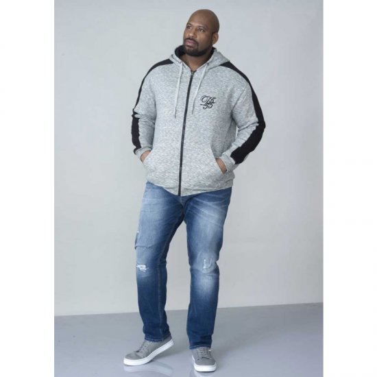 D555 Ronnie Full zip Hoodie - Tröjor & hoodies - Stora hoodies & tröjor - 2XL-14XL