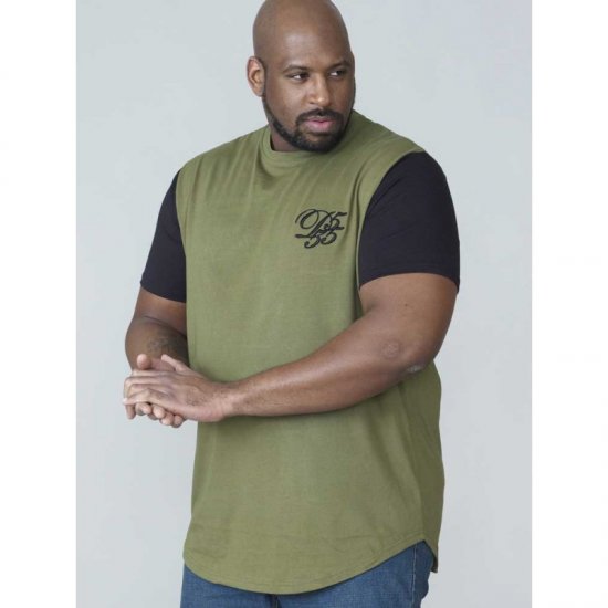 D555 Demarcus Couture T-shirt Khaki - T-shirts - Stora T-shirts - 2XL-14XL