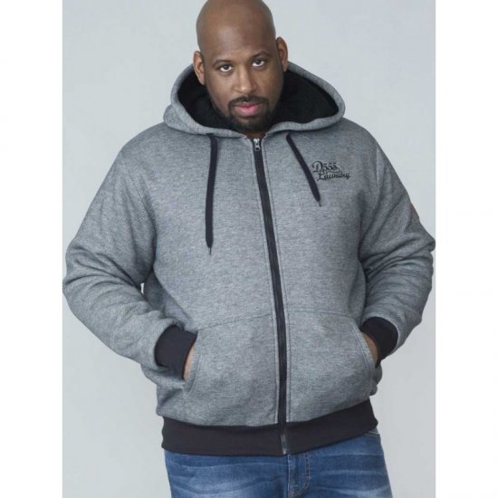 D555 William Sherpa Lined Hoodie - Tröjor & hoodies - Stora hoodies & tröjor - 2XL-14XL