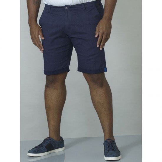 D555 Calvin Stretch Shorts Navy - Shorts - Stora shorts W40-W60