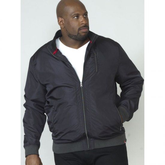 D555 Terron Bomber Jacket Black - Jackor - Stora jackor - 2XL-12XL