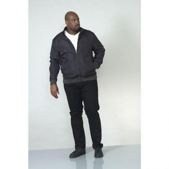 D555 Terron Bomber Jacket Black - Jackor - Stora jackor - 2XL-12XL