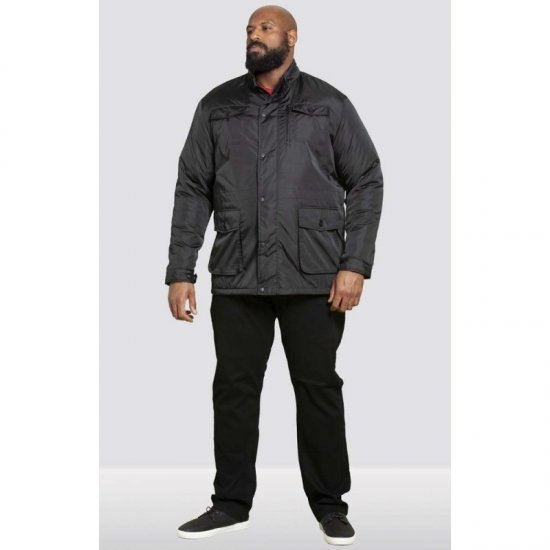 D555 Brentford Jacket Black - Jackor - Stora jackor - 2XL-12XL