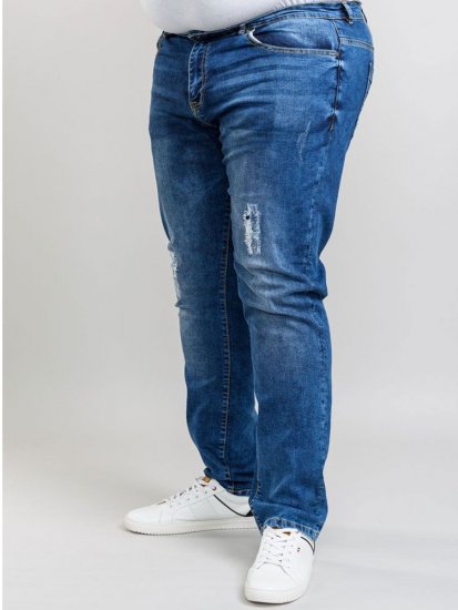 D555 Boxwell Ripped Jeans Stonewash - Jeans & byxor - Stora Jeans och Stora Byxor
