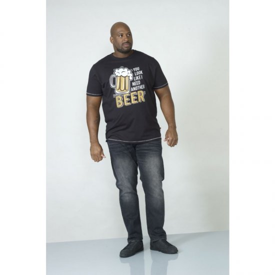 D555 Murray T-shirt Black - T-shirts - Stora T-shirts - 2XL-14XL