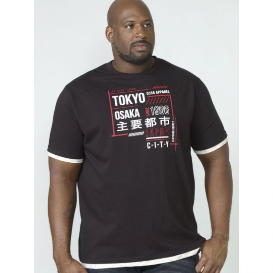 D555 Merlin T-shirt Black - T-shirts - Stora T-shirts - 2XL-14XL