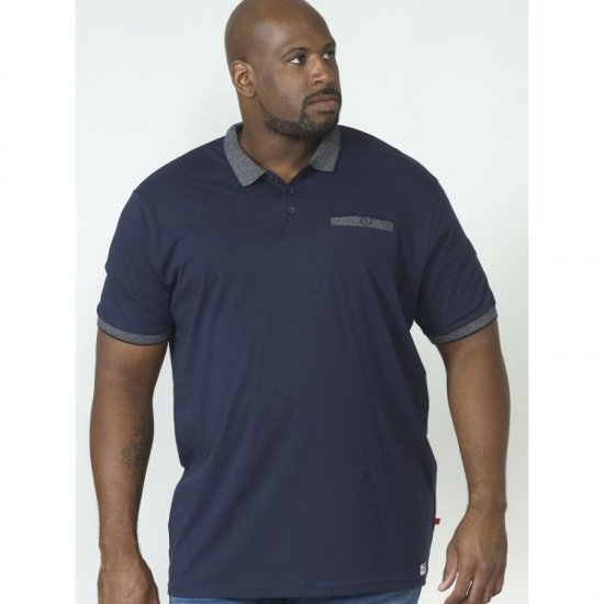 D555 Walker Polo Navy - Pikétröjor - Stora pikétröjor - 2XL-8XL