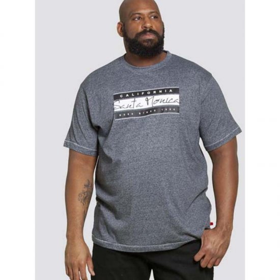 D555 Tempa T-shirt Navy Twist - T-shirts - Stora T-shirts - 2XL-14XL