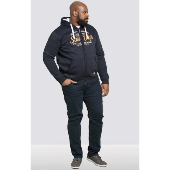 D555 Stockton Hoodie Navy - Tröjor & hoodies - Stora hoodies & tröjor - 2XL-14XL