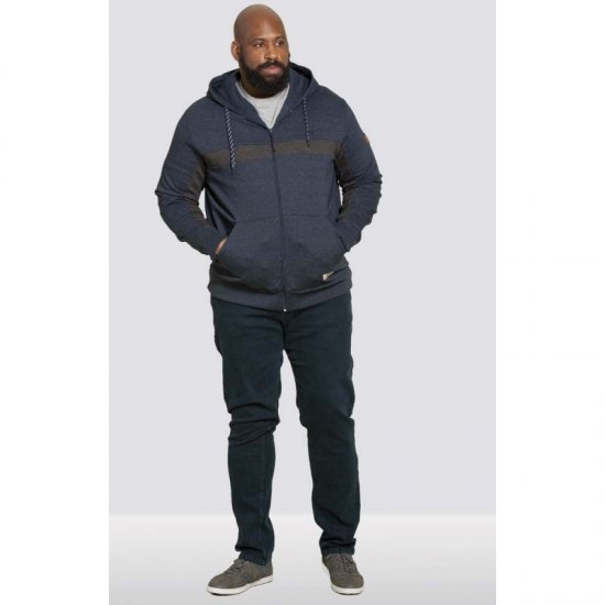 D555 Louisiana Hoodie Navy - Tröjor & hoodies - Stora hoodies & tröjor - 2XL-14XL