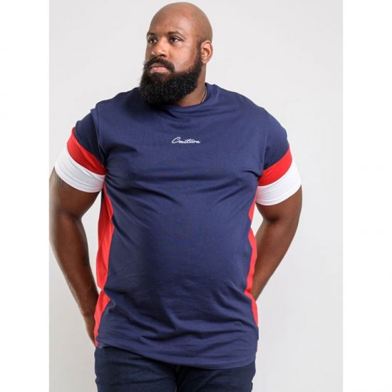D555 Baker T-shirt Navy - T-shirts - Stora T-shirts - 2XL-14XL