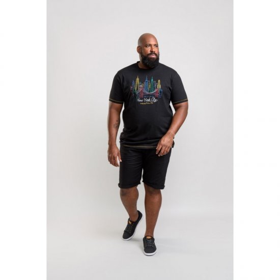D555 Shelby T-shirt Black - T-shirts - Stora T-shirts - 2XL-14XL