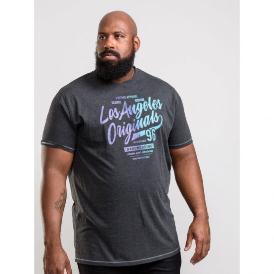 D555 Simmons T-shirt Black - T-shirts - Stora T-shirts - 2XL-14XL
