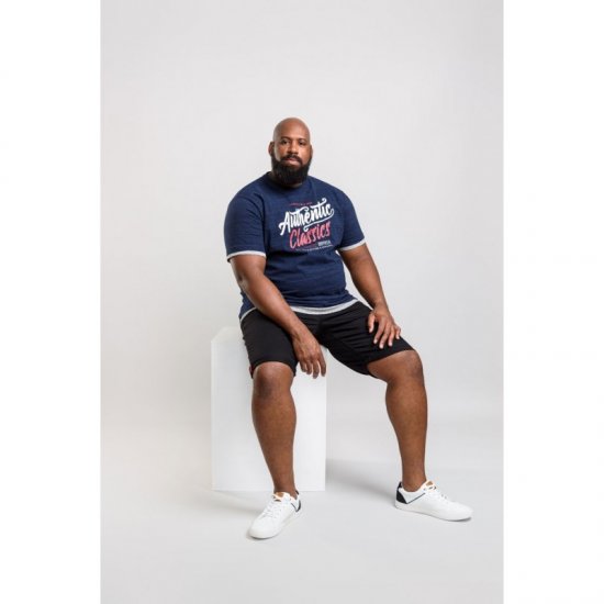 D555 Finn T-shirt Navy - T-shirts - Stora T-shirts - 2XL-14XL