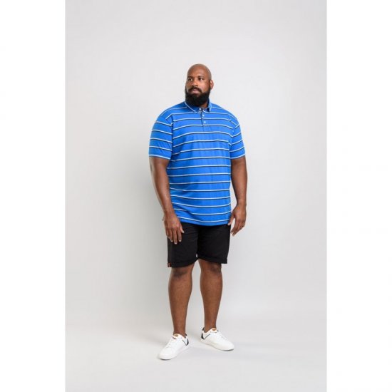 D555 Holmes Polo Blue - Pikétröjor - Stora pikétröjor - 2XL-8XL