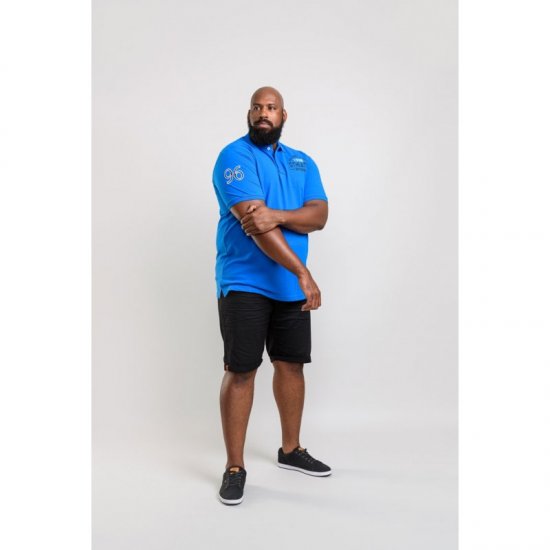 D555 Parker Polo Blue - Pikétröjor - Stora pikétröjor - 2XL-8XL