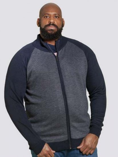 D555 Tanner Sweater Navy - Tröjor & hoodies - Stora hoodies & tröjor - 2XL-14XL
