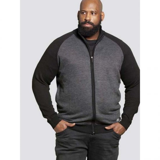 D555 Tanner Sweater Black - Tröjor & hoodies - Stora hoodies & tröjor - 2XL-14XL