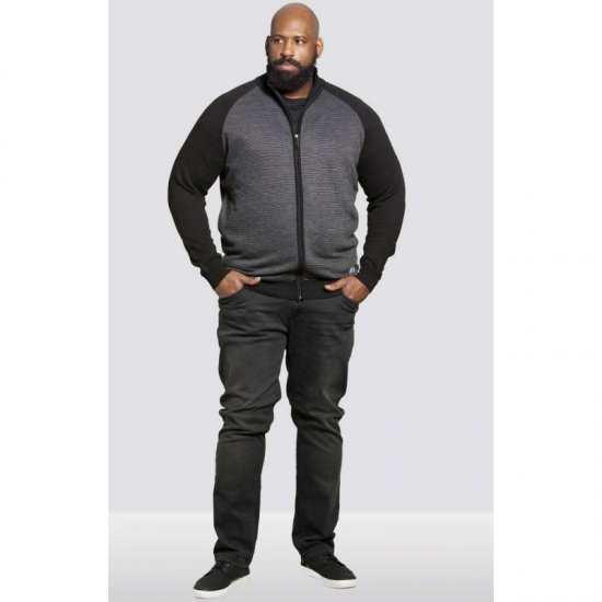 D555 Tanner Sweater Black - Tröjor & hoodies - Stora hoodies & tröjor - 2XL-14XL