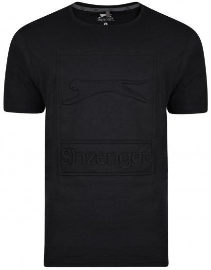 Slazenger Kurtis T-shirt Black - T-shirts - Stora T-shirts - 2XL-14XL