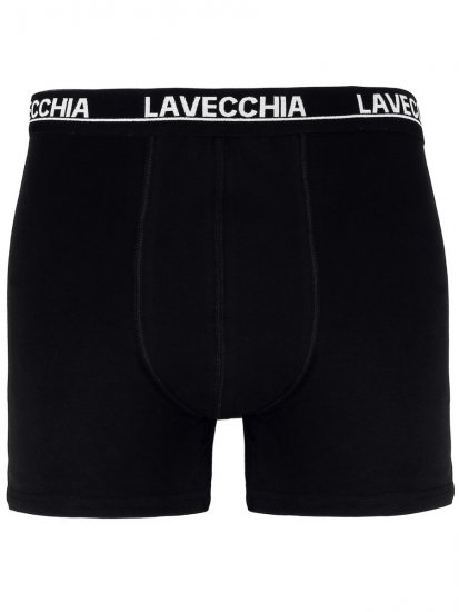 Lavecchia 1020 Boxershorts 3-pack Black/Charcoal/White - Underkläder & badkläder - Stora underkläder för män