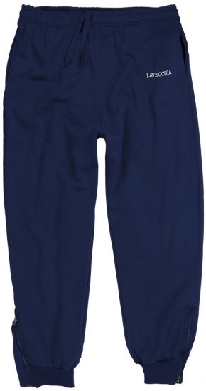 Lavecchia 2018 Sweatpants with Zippered Cuff Navy - Mjukisbyxor och -shorts - Mjukisbyxor & Mjukisshorts 2XL-12XL