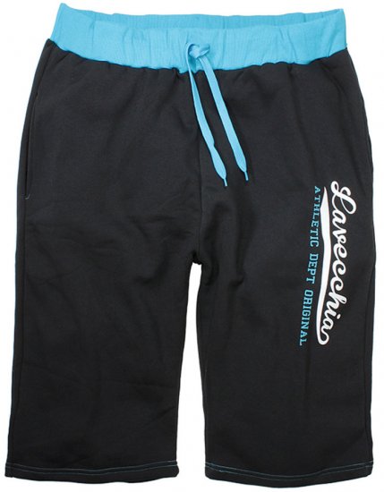 Lavecchia 2017 Sweatshorts Black/Turquoise - Mjukisbyxor och -shorts - Mjukisbyxor & Mjukisshorts 2XL-12XL