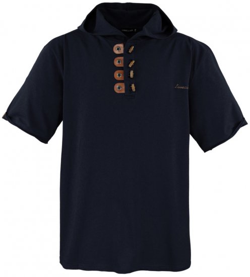 Lavecchia 609 T-shirt with Hoodie Black - T-shirts - Stora T-shirts - 2XL-14XL