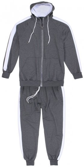 Lavecchia 611 Tracksuit Charcoal - Tracksuits - Tracksuits herr stora storlekar