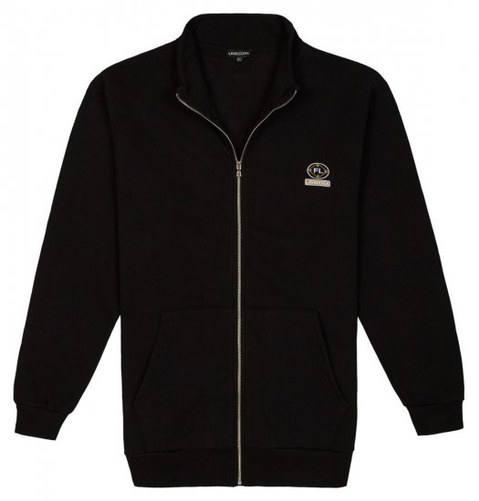 Lavecchia 2027 Sweatshirt med dragkedja Svart - Tröjor & hoodies - Stora hoodies & tröjor - 2XL-14XL