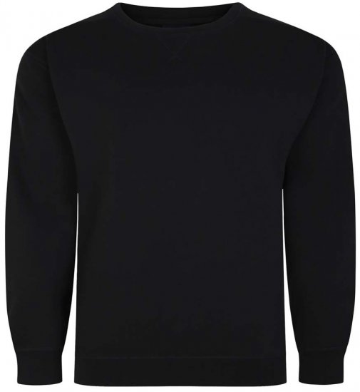 Espionage LW016A sweatshirt svart - Tröjor & hoodies - Stora hoodies & tröjor - 2XL-14XL